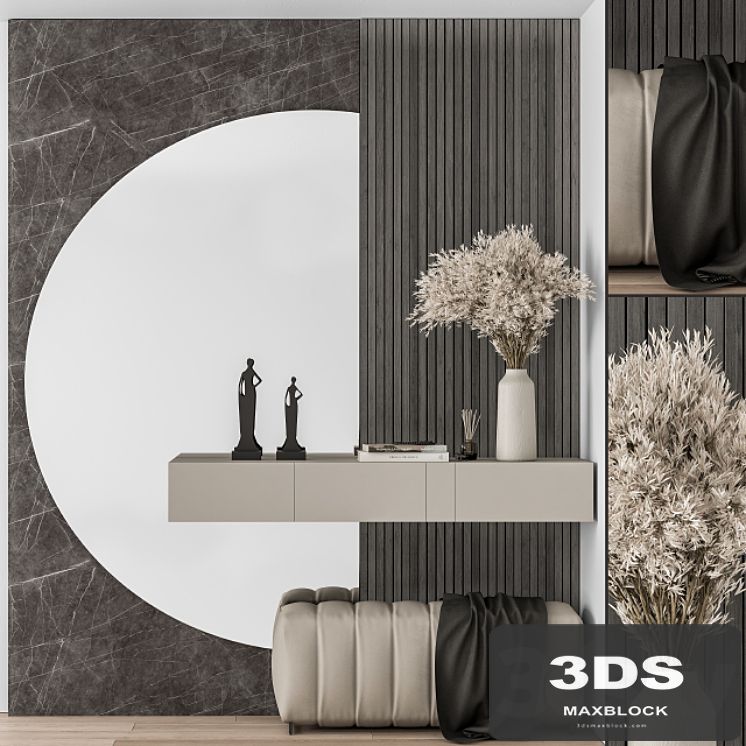 Hallway 24 - Black and Cream Entrance