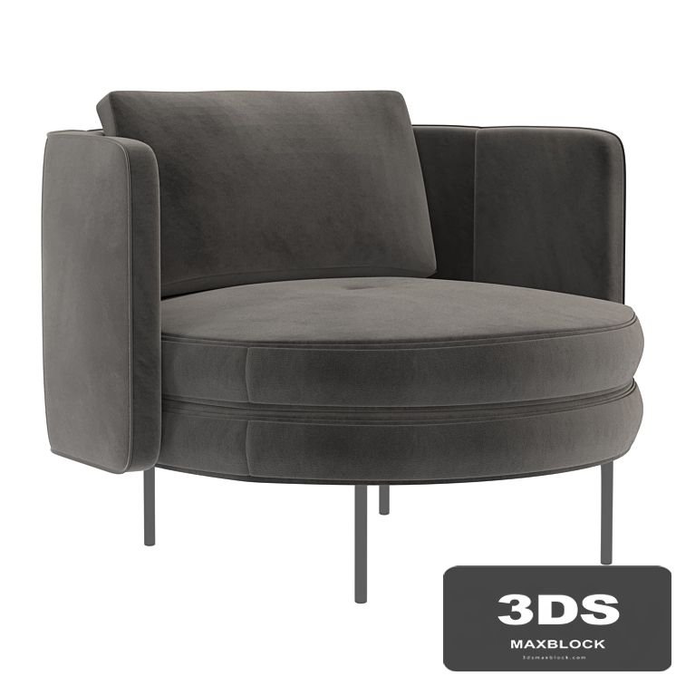 Minotti torii armchair
