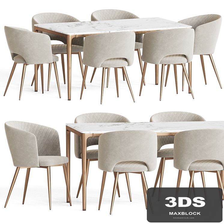 Basel Chair Canto Table Dining Set