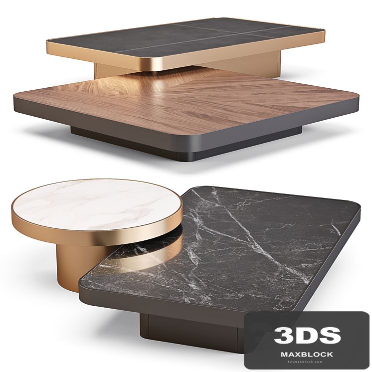 Meroni and Colzani: Numana - Coffee Tables