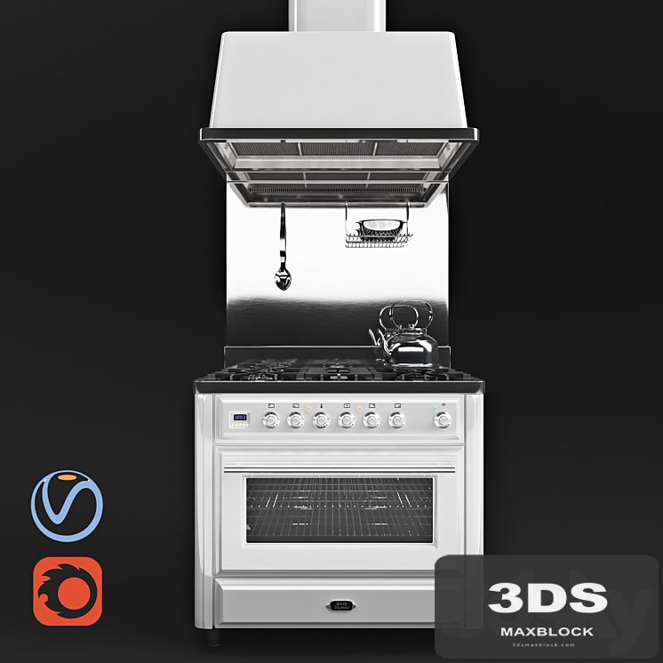 Kitchen unit Ilve Majestic MT-90