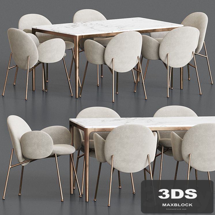Ola Chair Canto Table Dining Set