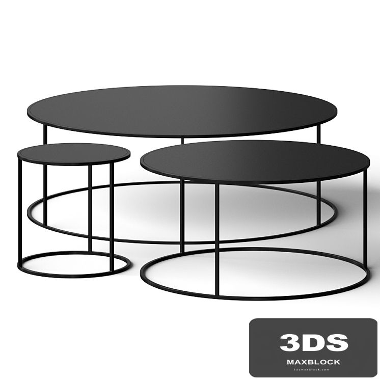 Adriani e Rossi edizioni Round Metal Coffee Table