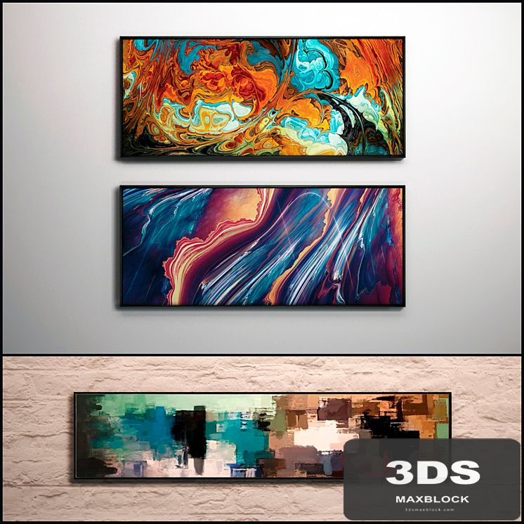 The picture in a frame: 7 piece (Collection 22) Abstract