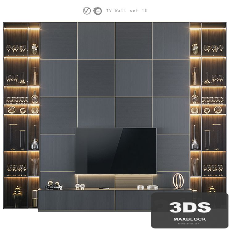 TV Wall Set 18