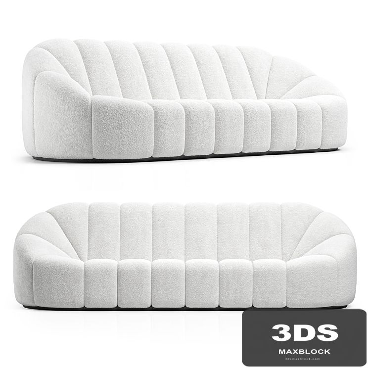 Alpha Sofa 3 seater / Pierre Paulin