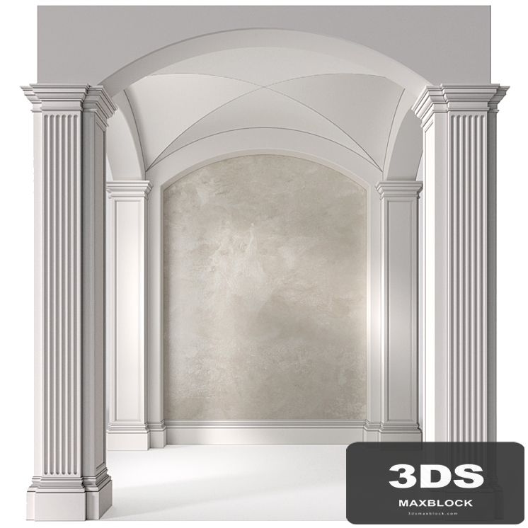 Arched Vaulted Gallery Decorative plaster