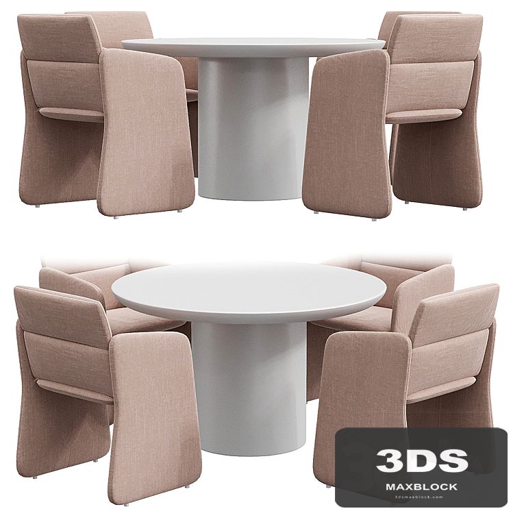 Crassevig AURA PM Table Chair Design by Mario Ferrarini Collection AURA