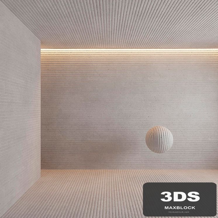 Ribbed concrete