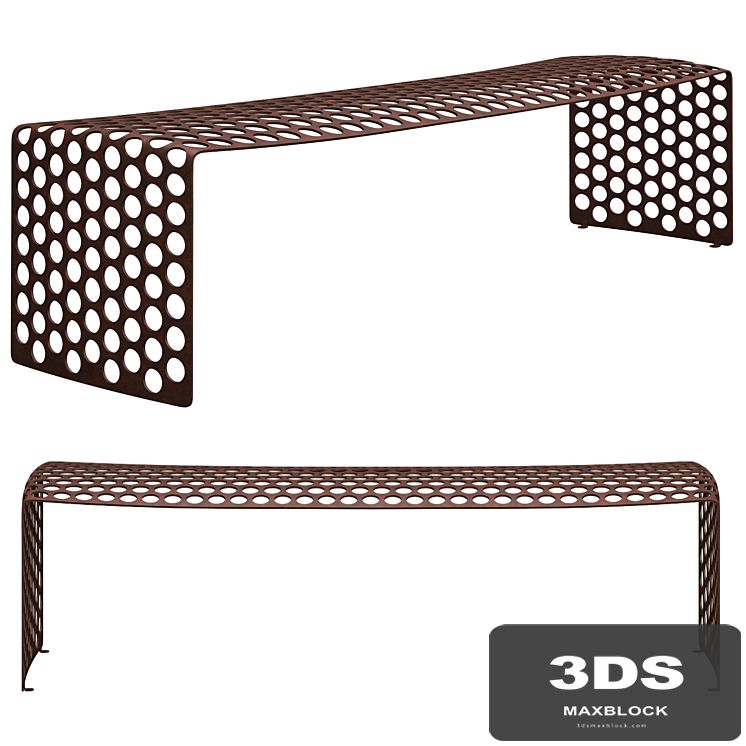 Oxyd metal bench