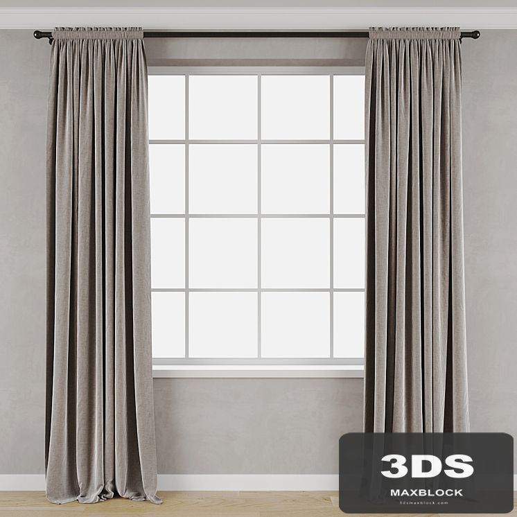 Drawstring curtain