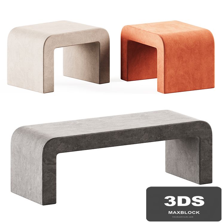 Reeno Benchh by Grazia & Co / Upholstered bench
