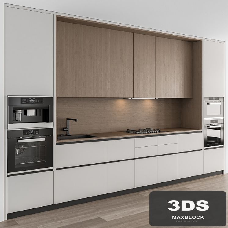 Kitchen Modern - White and Wood Cabinets 75