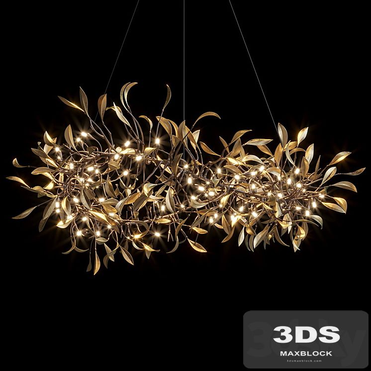 Hanging chandelier Vargov Design - Olive