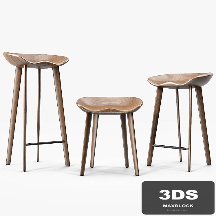 BassamFellows Tractor Stools