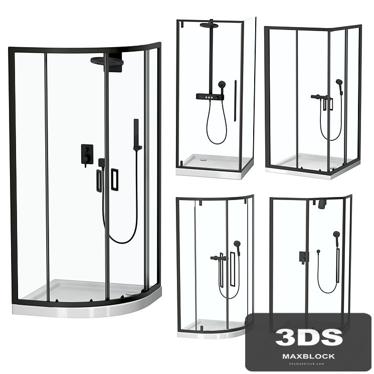 Shower enclosures by RGW set