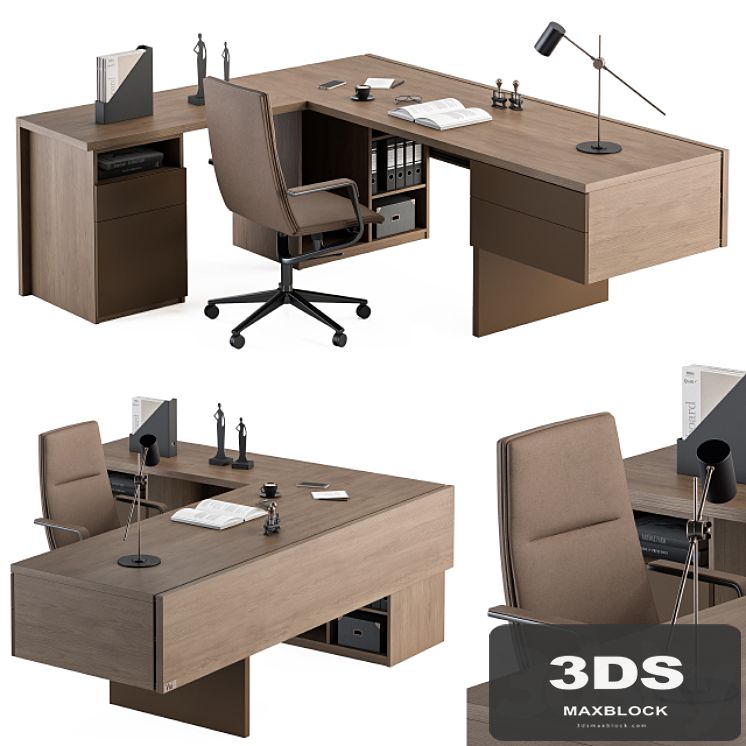Boss Desk Wood and MDF - Office Furniture 243