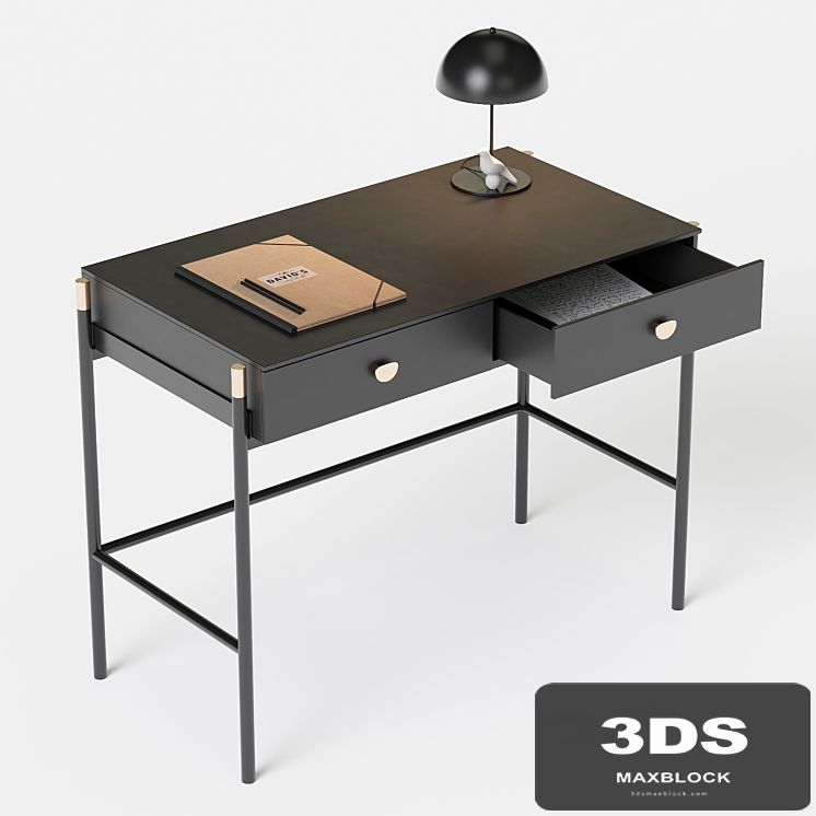 La Redoute Novani, Office with 2 drawers