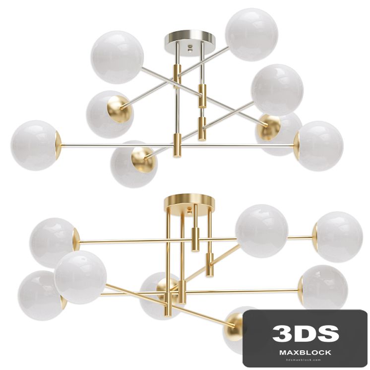 Chandelier Beckley Lampatron In a modern style