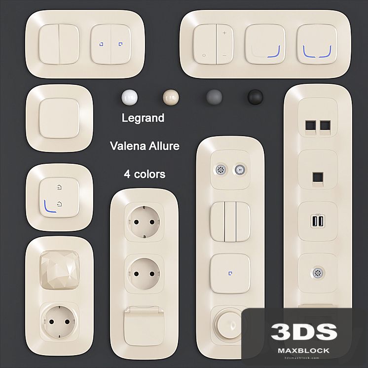 Sockets and switches Legrand Valena Allure