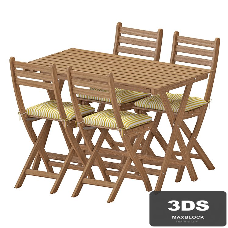 IKEA ASKHOLMEN Table And Chairs