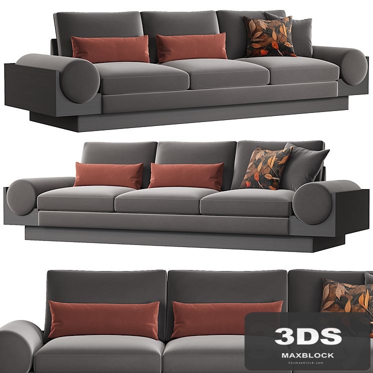 RH | 1960 S GRAND BOLSTER SOFA