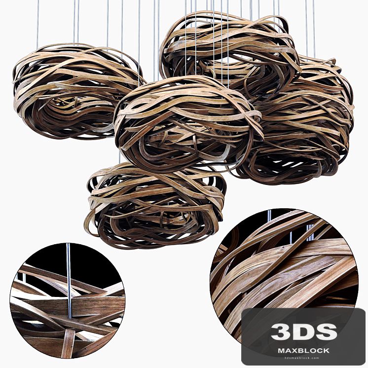 Decor wood nest n1 / Decor wood nest No. 1