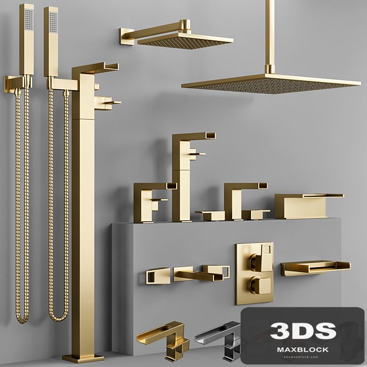 the watermark collection EDGE bathroom faucet set