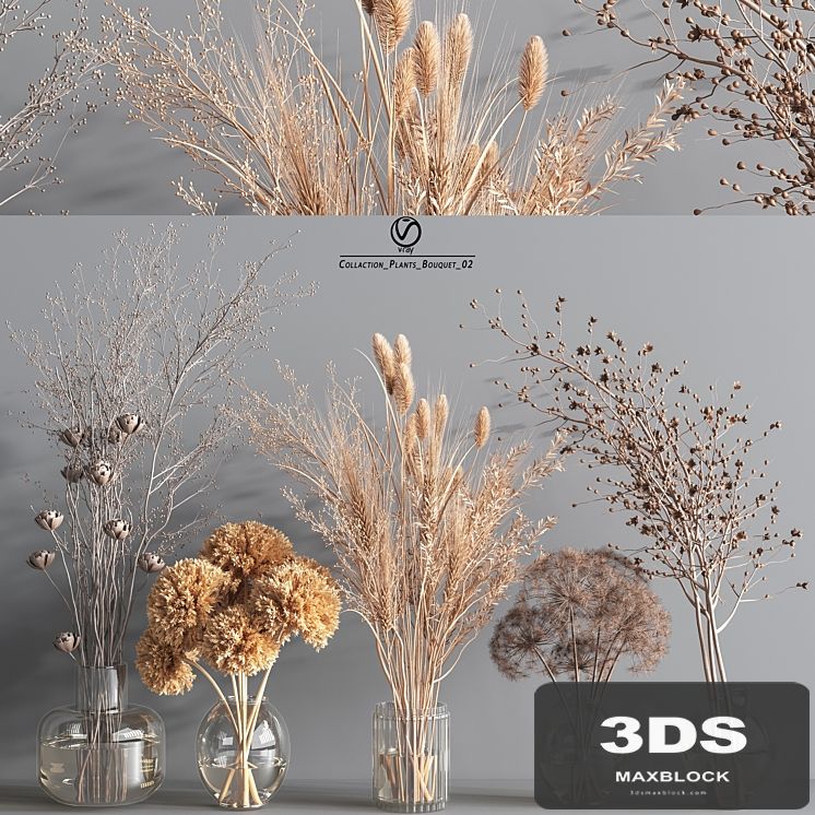 Collaction_Plants_Bouquet_2_vray