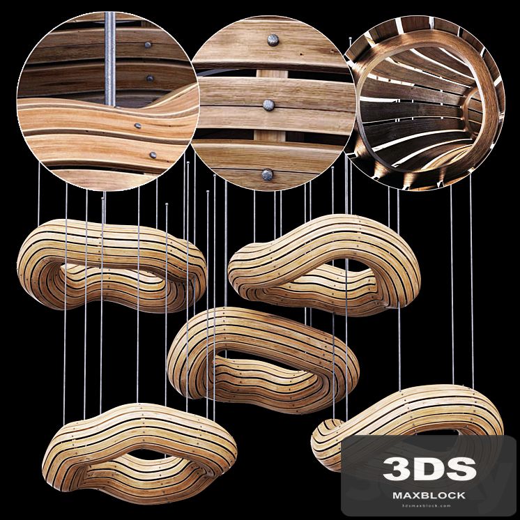 Bagel wood board decor n2 / Bagels from wooden boards decor number 2