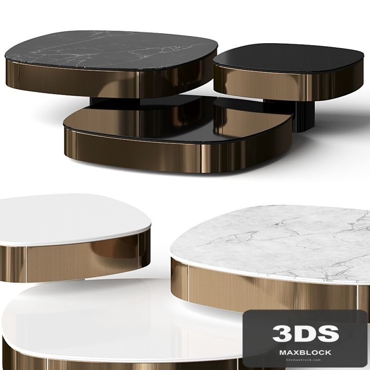 Chrysler Coffee Tables by Jose Martinez Medina