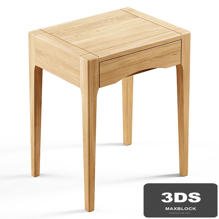 Zara Home - The oak wood bedside table with drawer