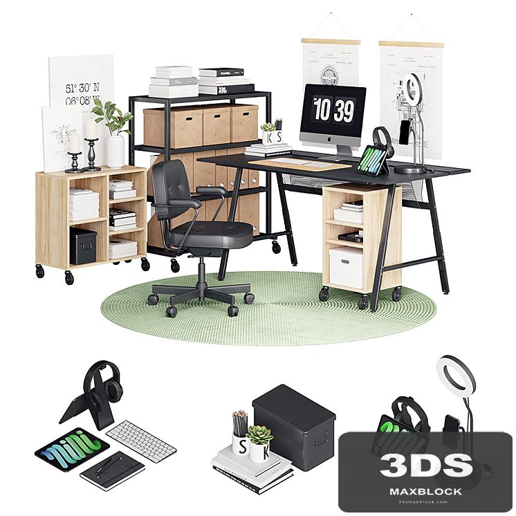 Utespelare Industrial Desk