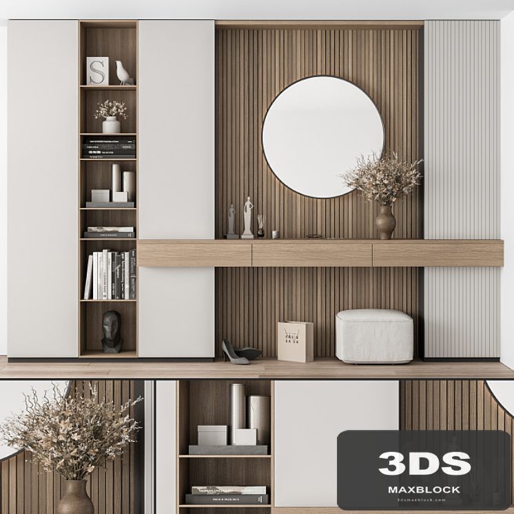 Hallway 27 - White and Wood Entrance