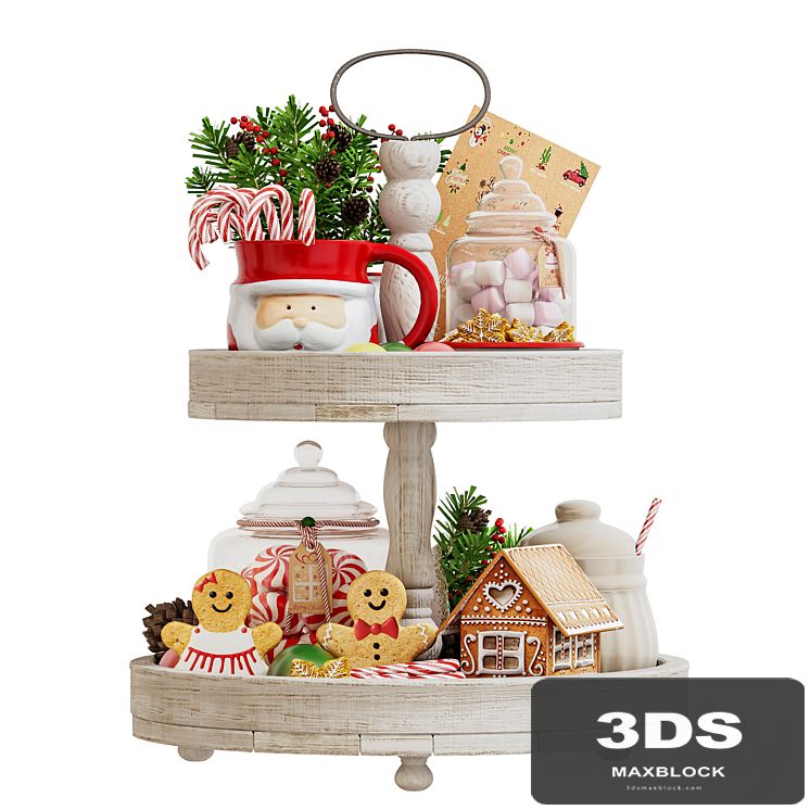 New Year and Christmas decorative set for the kitchen_12