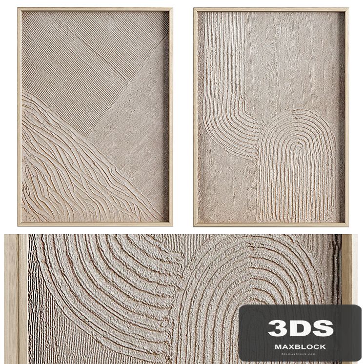Plaster Paintings Set 01