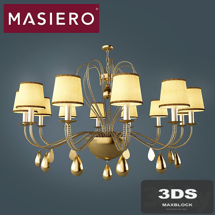 Chandelier Masiero 7600 s12