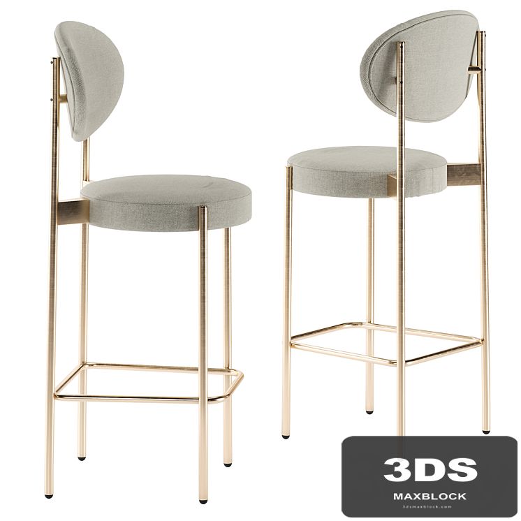 430 Barstool in Beige by Verner Panton (Cosmo Arbol,Corner Design Wonder)