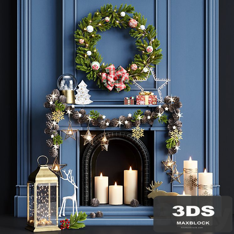 New year decorative set 3