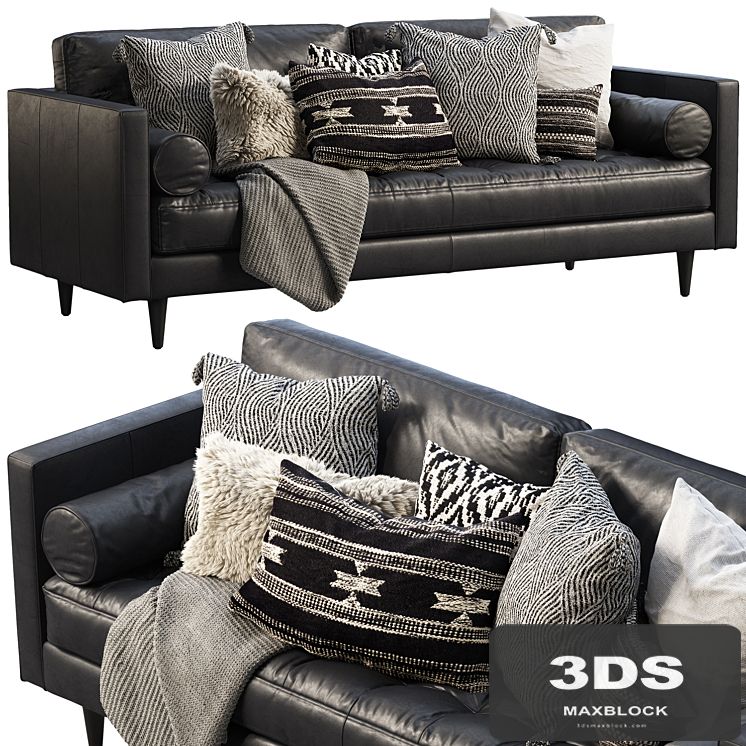 Joybird Briar Leather Sofa
