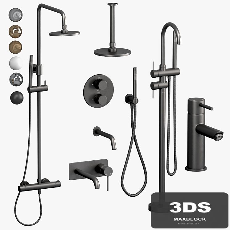 Faucets and shower sets Lusso set 2