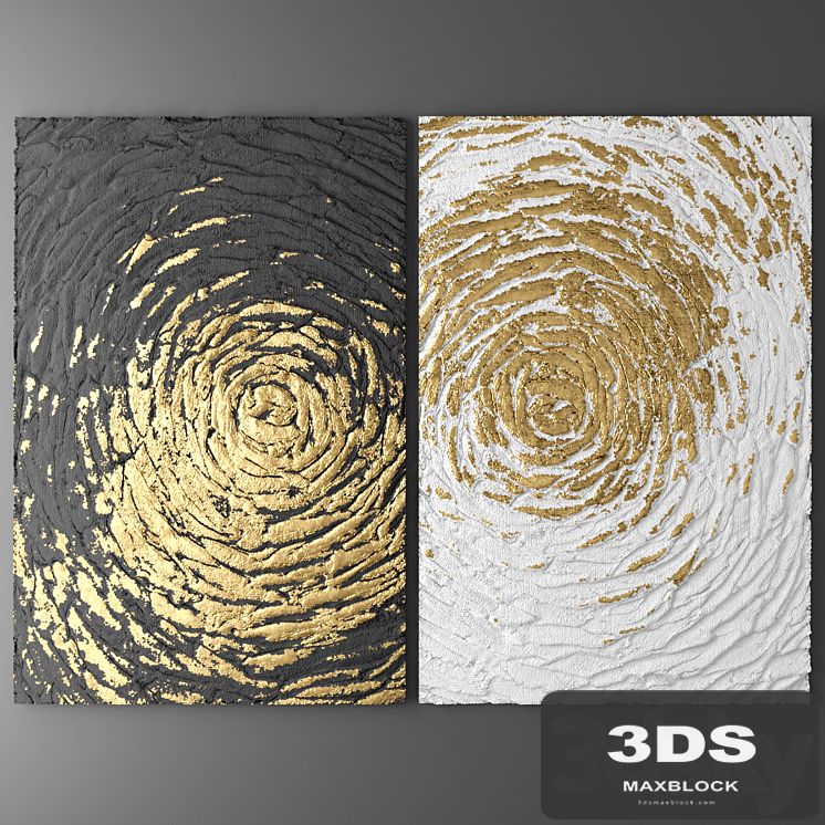 Decor for wall. Panel. 3D