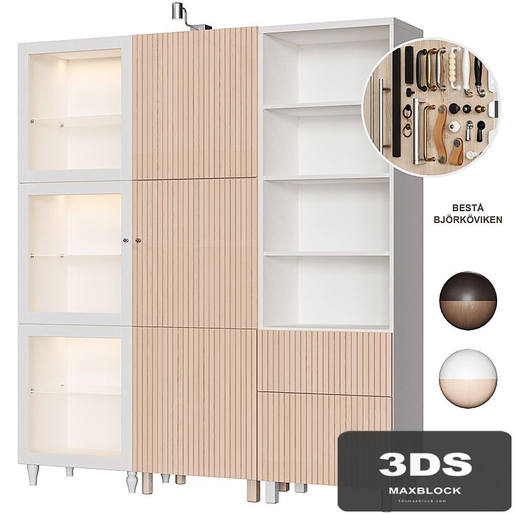 Ikea Bestå / Björköviken Wardrobe