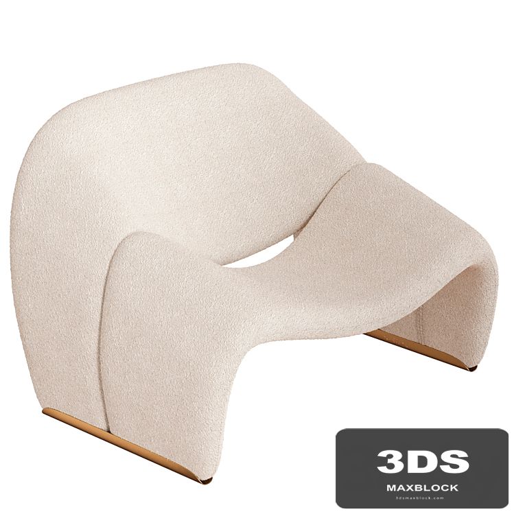 groovy armchair by pierre paulin