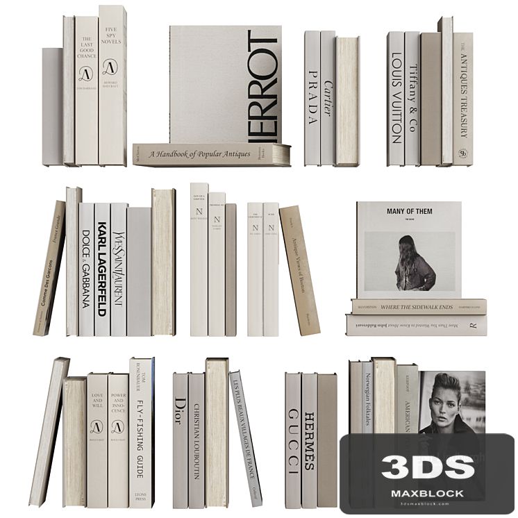 Book decor set 3