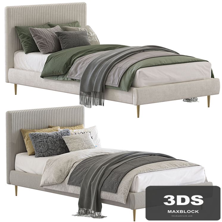 Roar / Rabbit Pleated Upholstered Bed 213