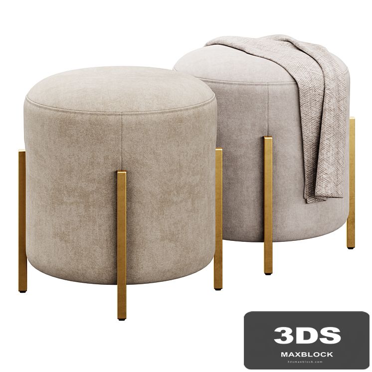 Love Joy Pouf by Miranda Kerr Home