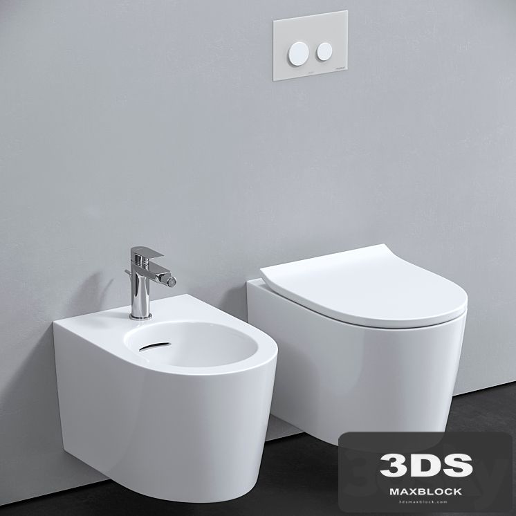 Wall-hung toilet and bidet TOTO