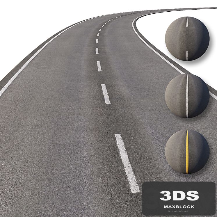 Road with markings