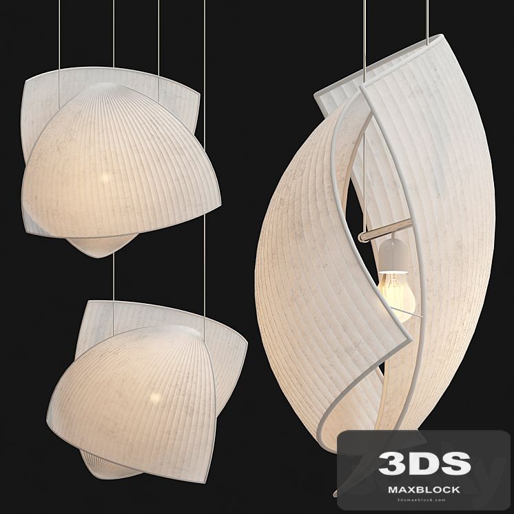 Grok voiles pendant lights